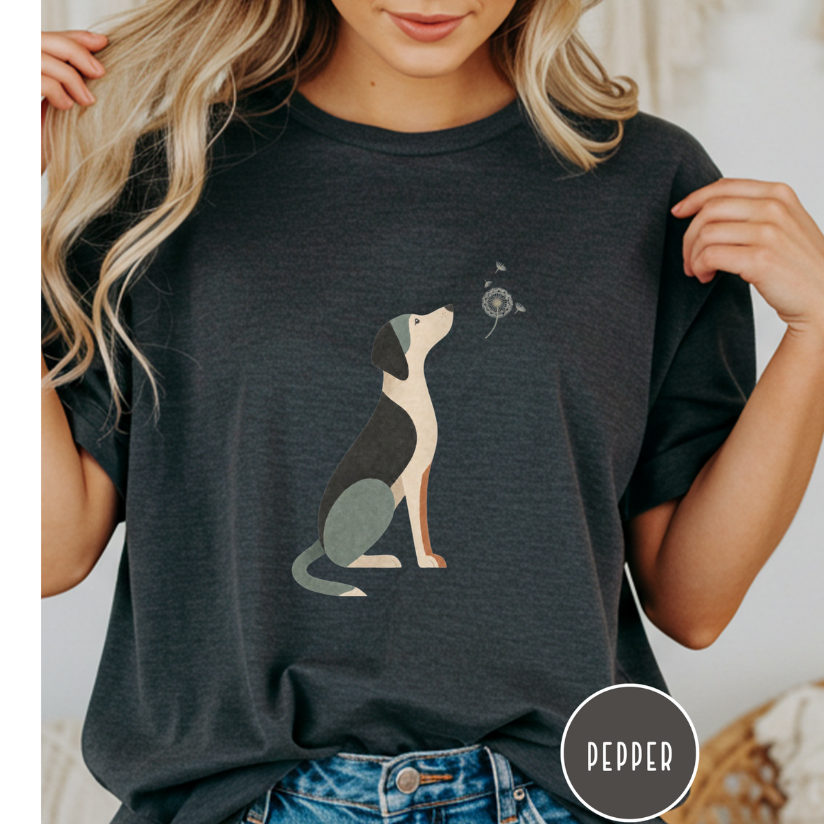 A Dog and a Dandelion T-shirt