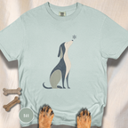 When the Snow Flies Dog T-shirt