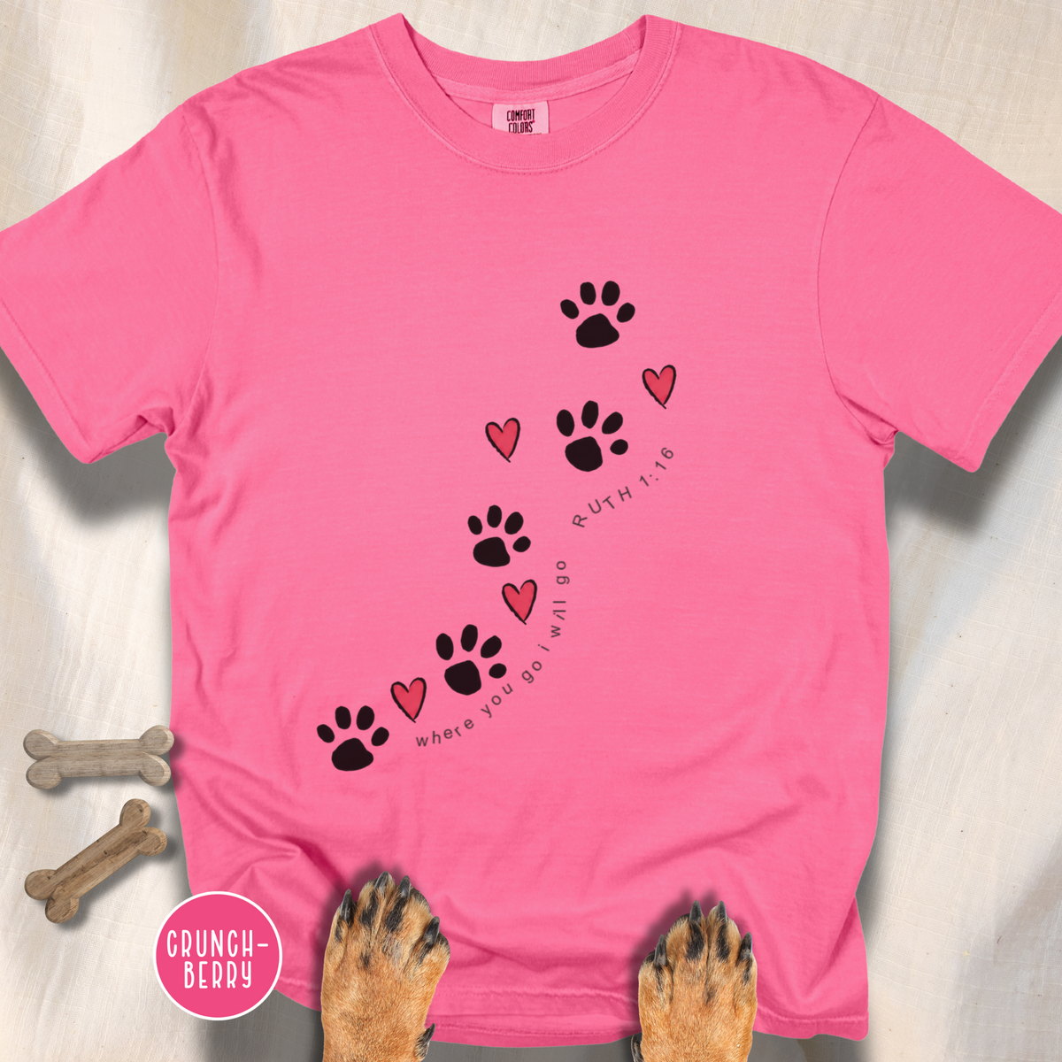 Paws and Hearts Trail T-shirt