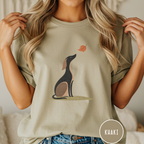 A Dog in Autumn T-shirt