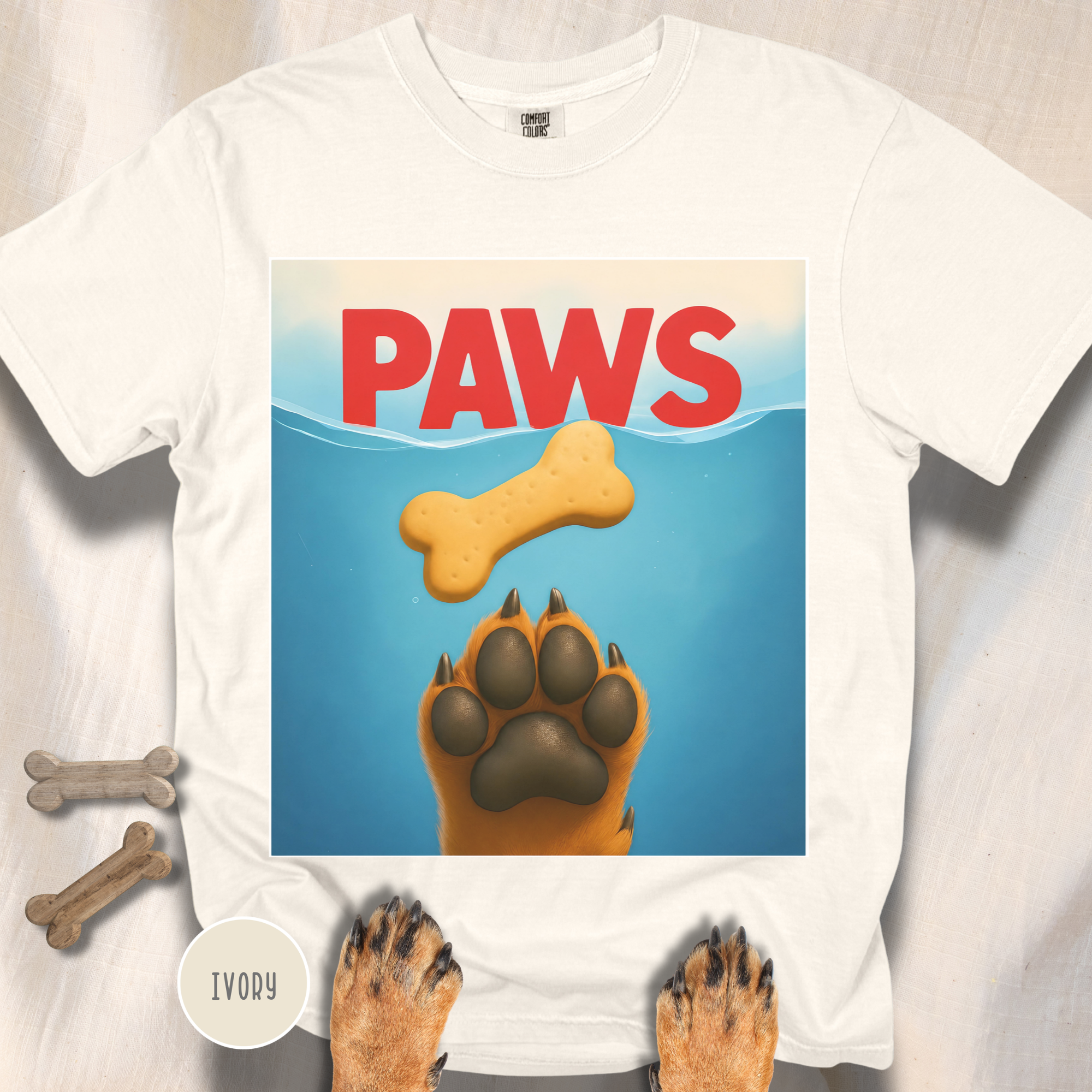 PAWS | Funny Dog Movie Parody T-Shirt