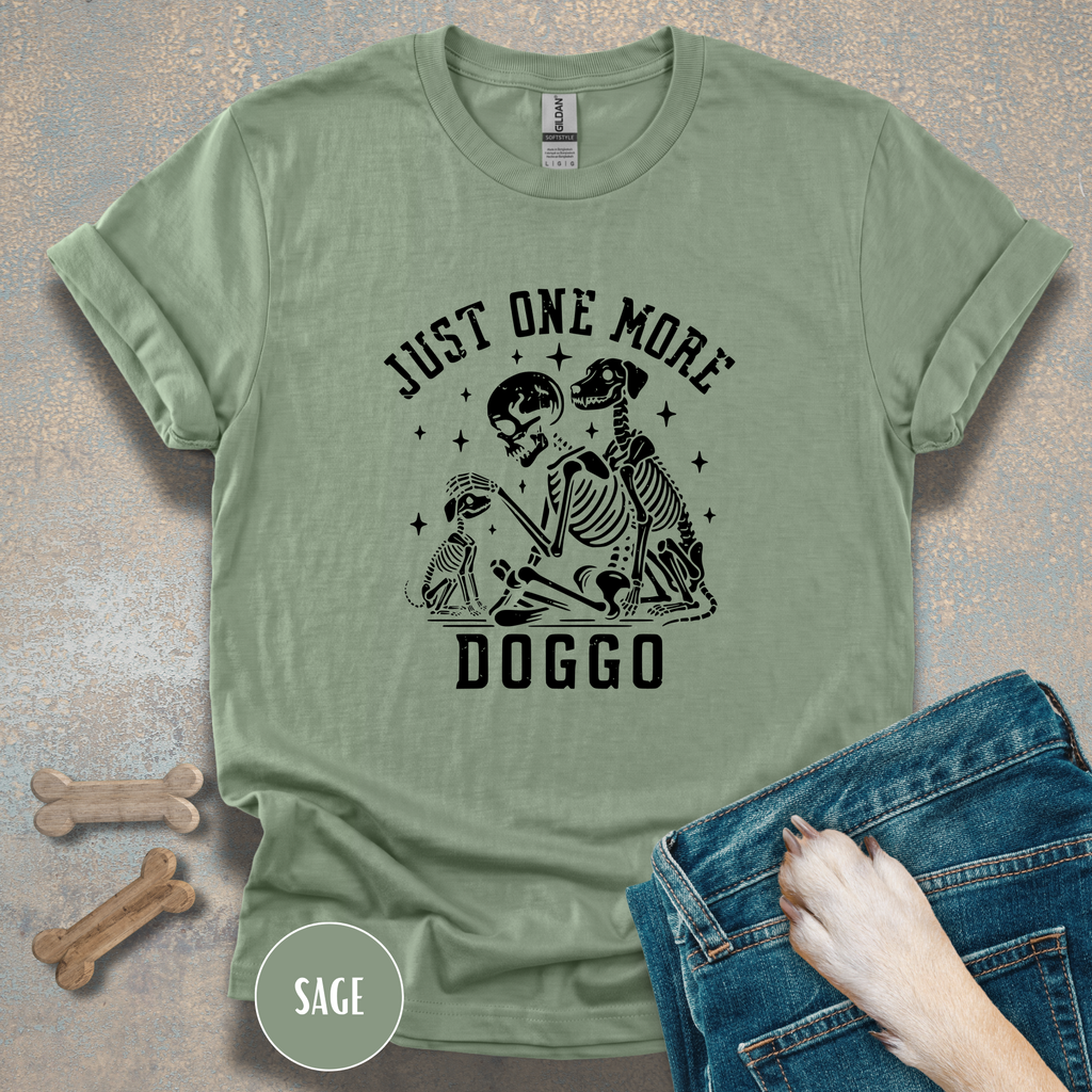 Just One More Doggo Tee | Skeleton Rescue Dog Lover T-shirt