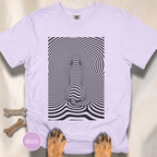 Gazing into Eternity Optical Art T-shirt