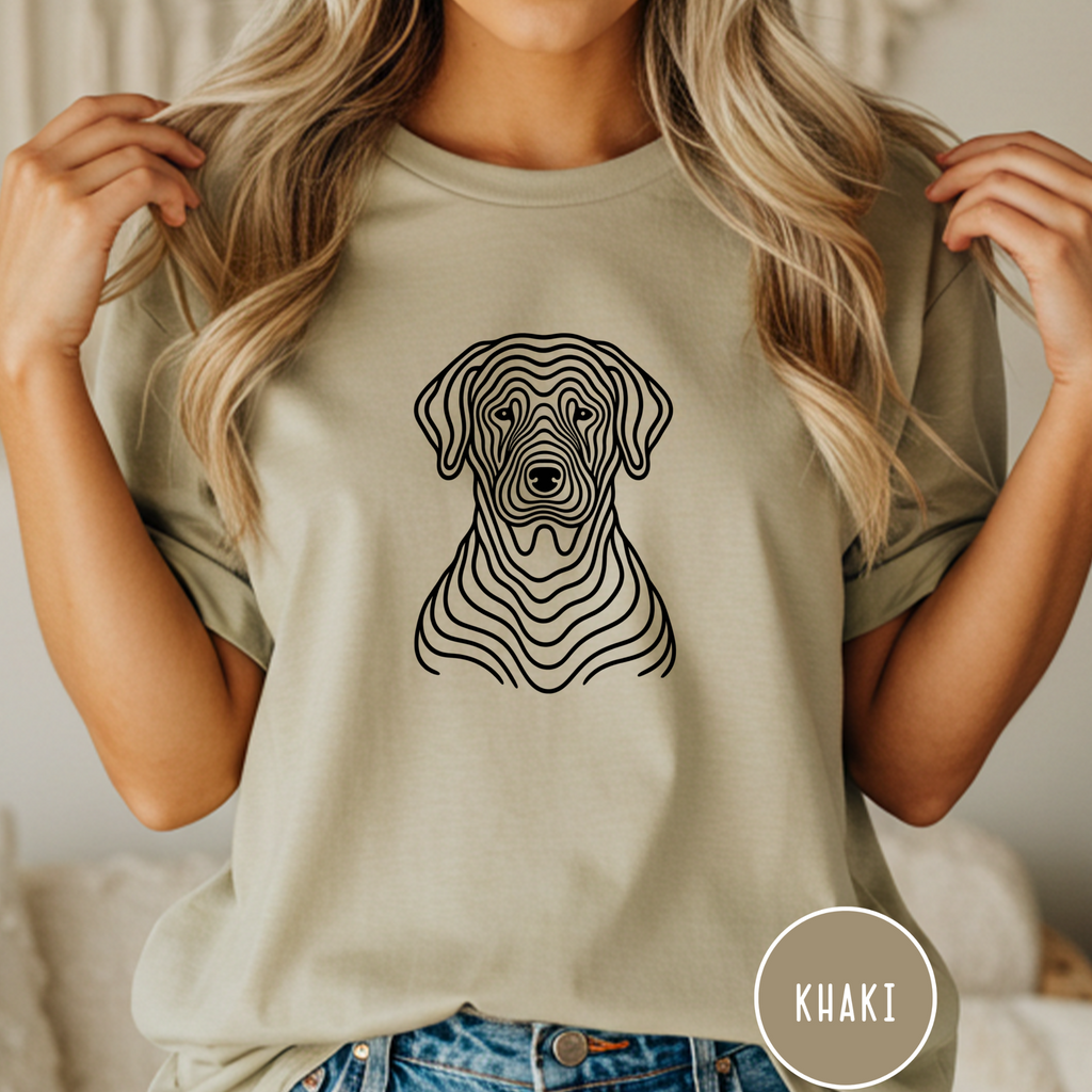 'Sup Pup Optical Art T-shirt