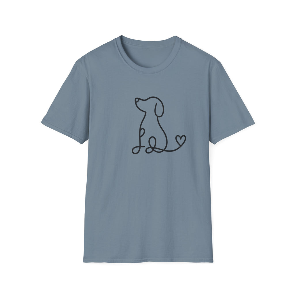 Doodle Dog-black- T-shirt