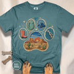 Western Desert Cowboy Paw Print T-Shirt