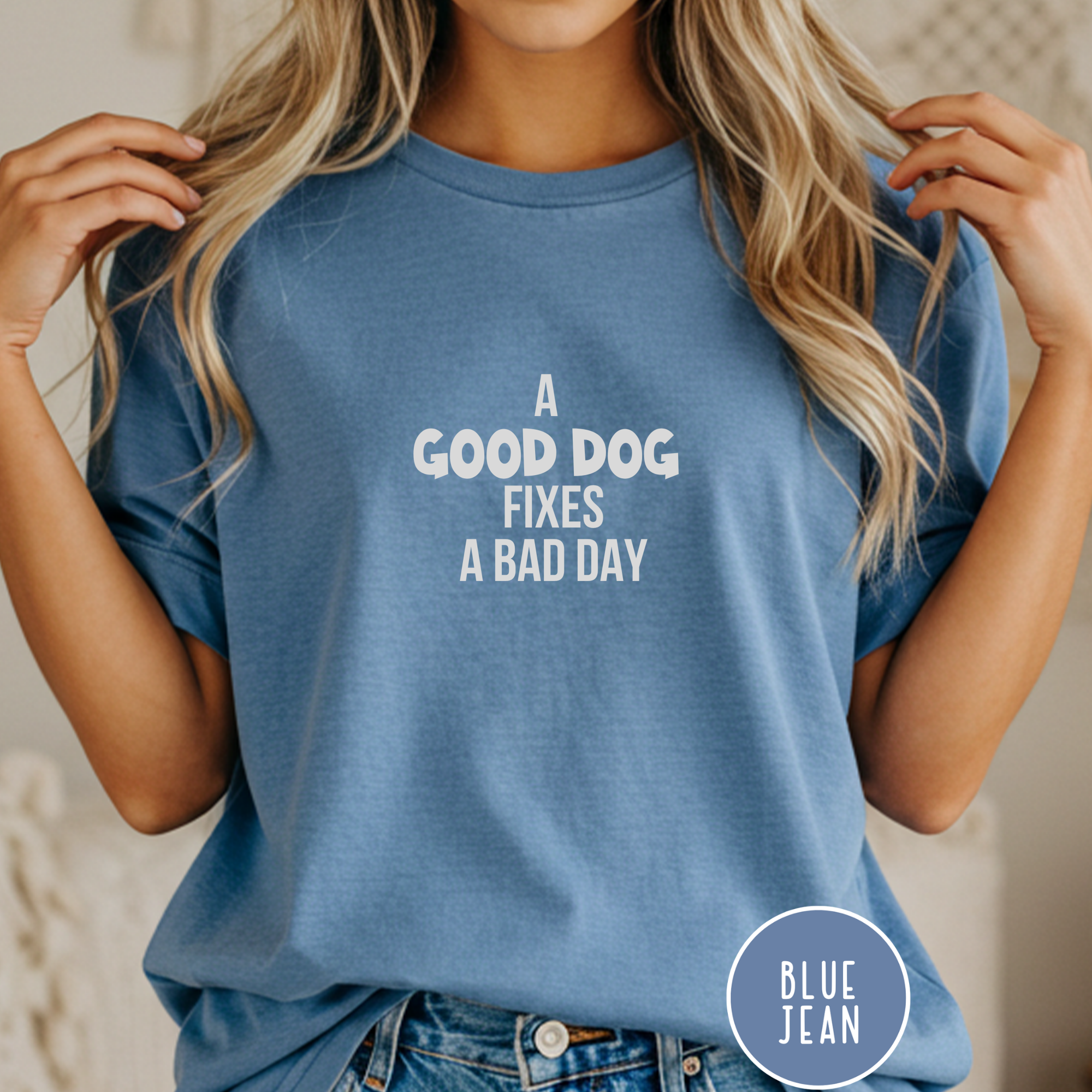 Good Dogs Fix Bad Days T-shirt