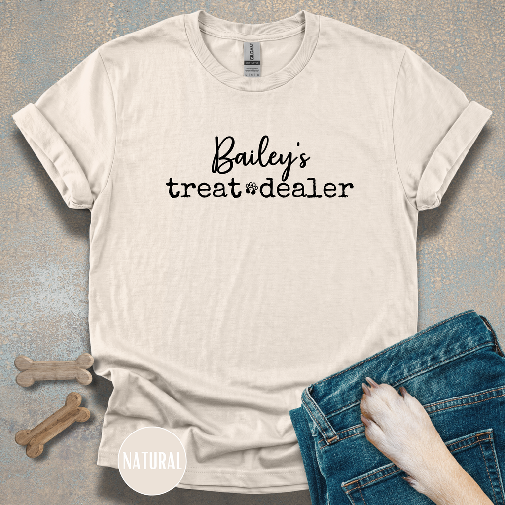 Personalized Treat Dealer Dog Lover T-shirt
