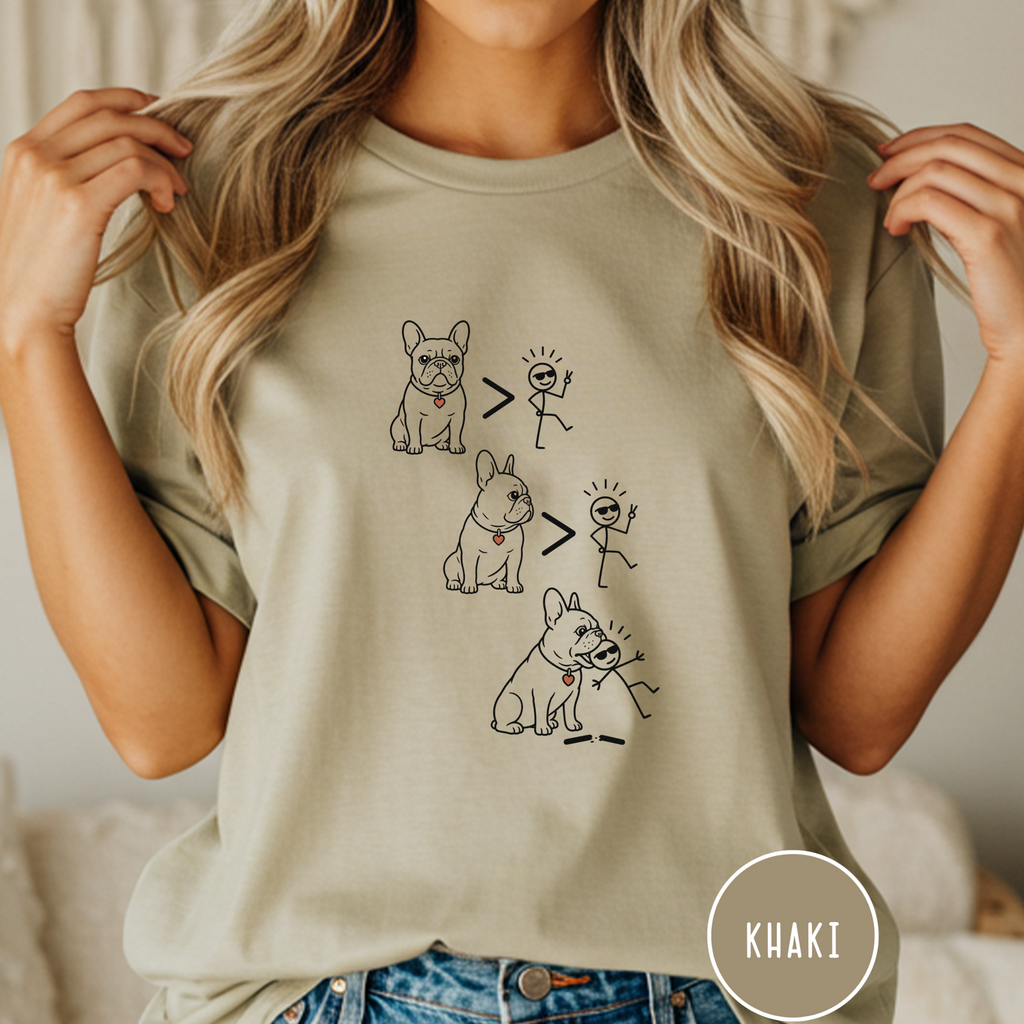 Frenchie > People Nom Nom  T-shirt