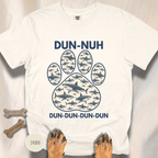 Shark Theme Song Paw Print T-shirt