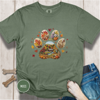 Fall Dog Paw T-shirt