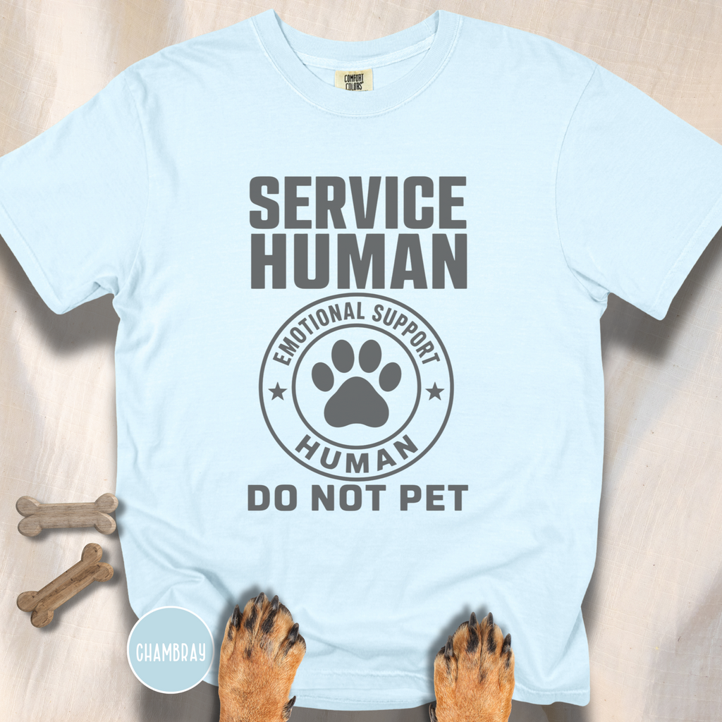 Service Human Do Not Pet T-shirt