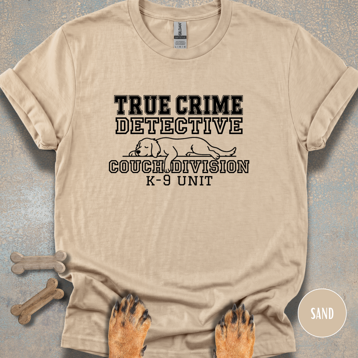True Crime Detective K-9 Unit T-shirt