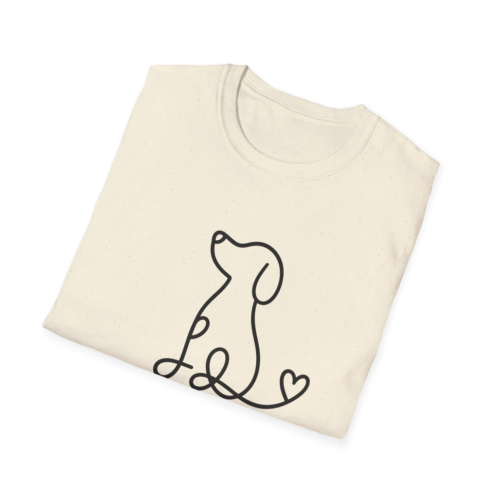 Doodle Dog-black- T-shirt