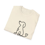 Doodle Dog-black- T-shirt