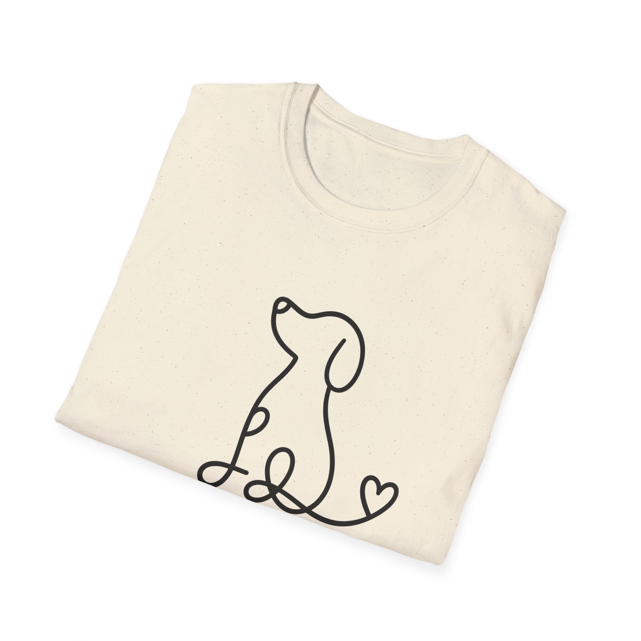 Doodle Dog-black- T-shirt