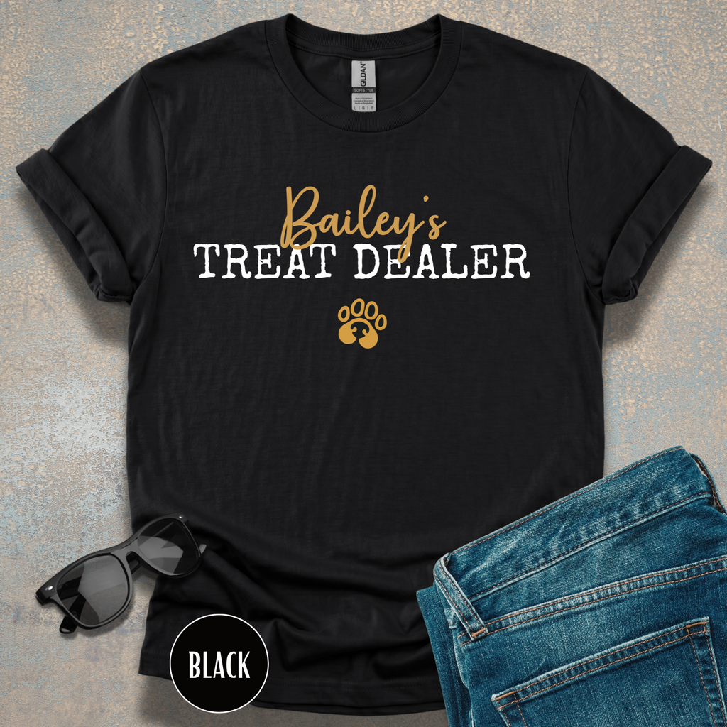 Personalized Treat Dealer Dog Lover T-shirt