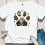 Trail Dog Paw Comfort Colors T-Shirt