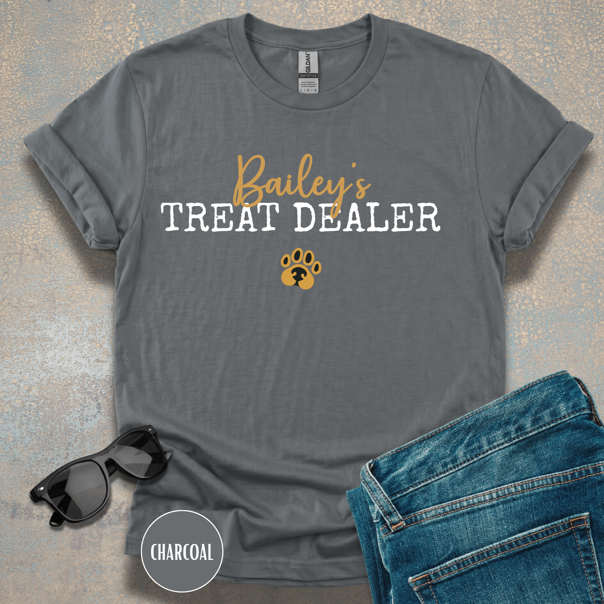 Personalized Treat Dealer Dog Lover T-shirt