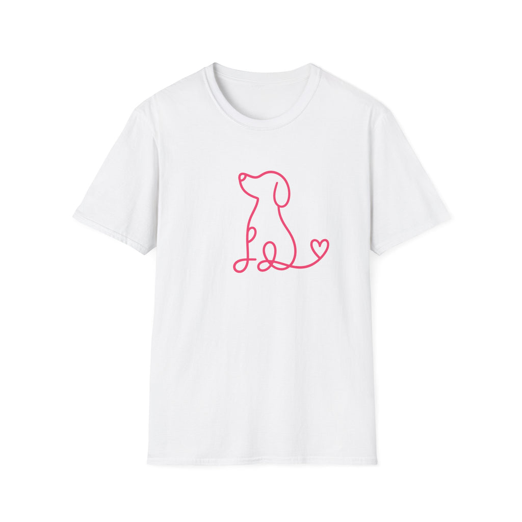 Doodle Dog-pink- T-shirt