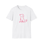 Doodle Dog-pink- T-shirt