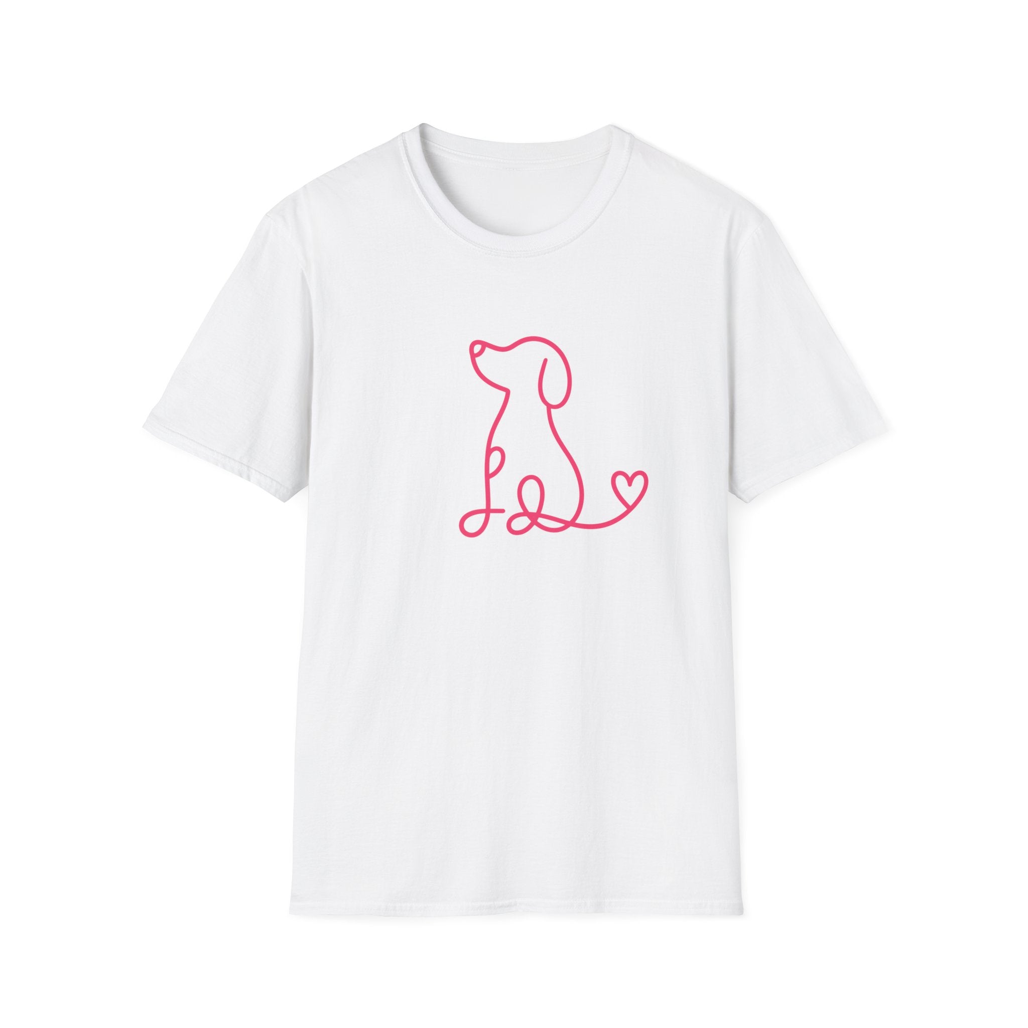 Doodle Dog-pink- T-shirt