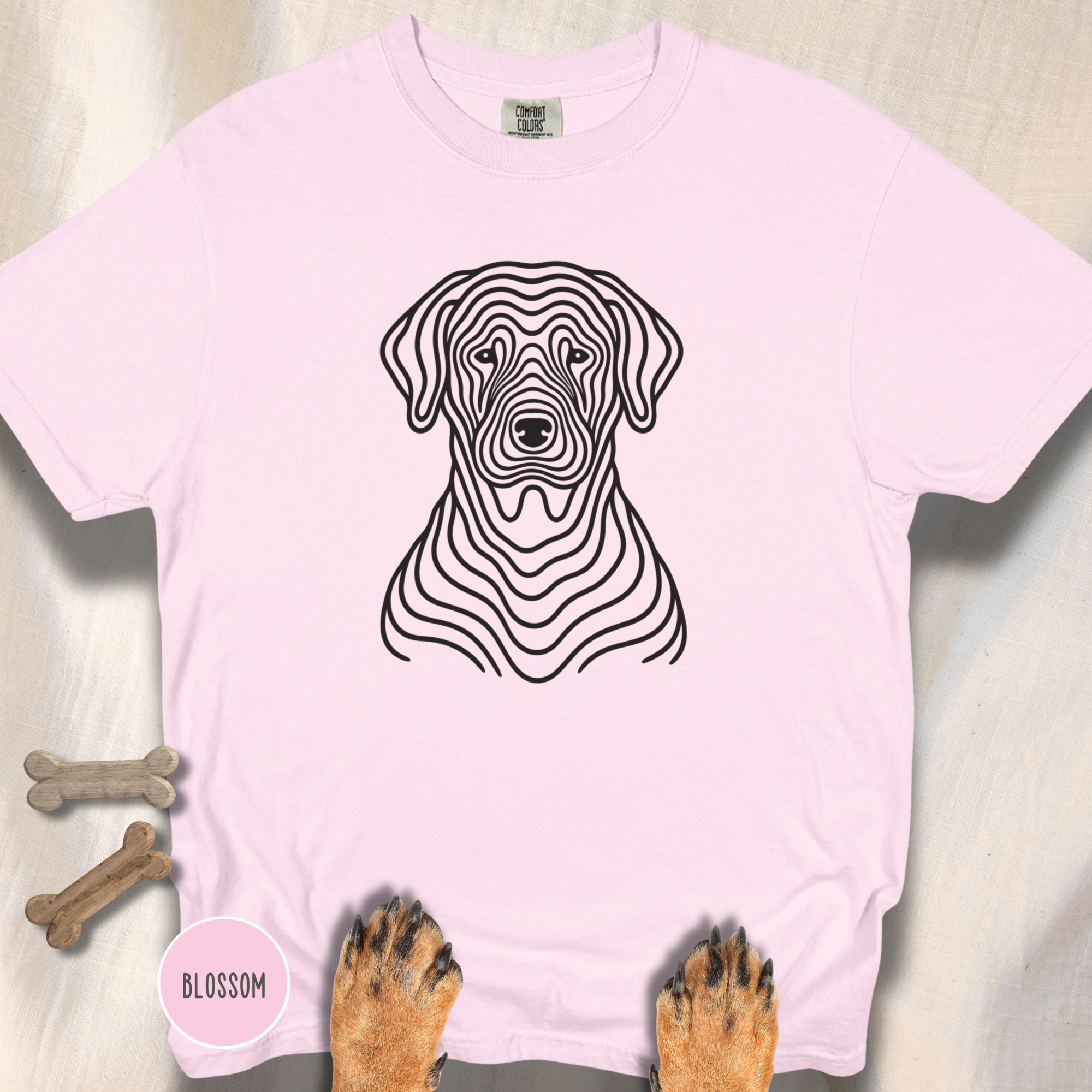 'Sup Pup Optical Art T-shirt