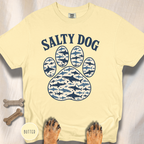 Salty Dog Shark Paw Print  T-shirt