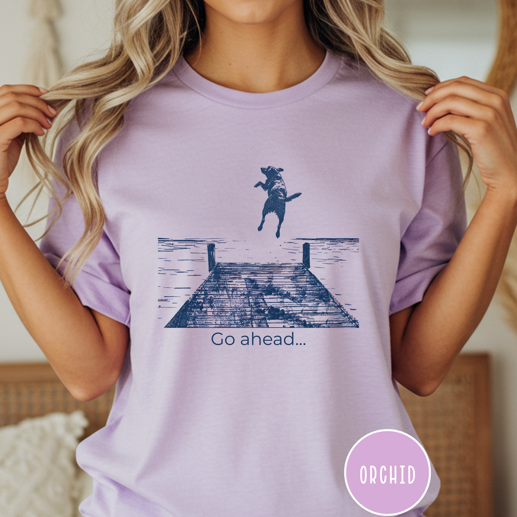 Go ahead...and Jump Dock Dog T-Shirt