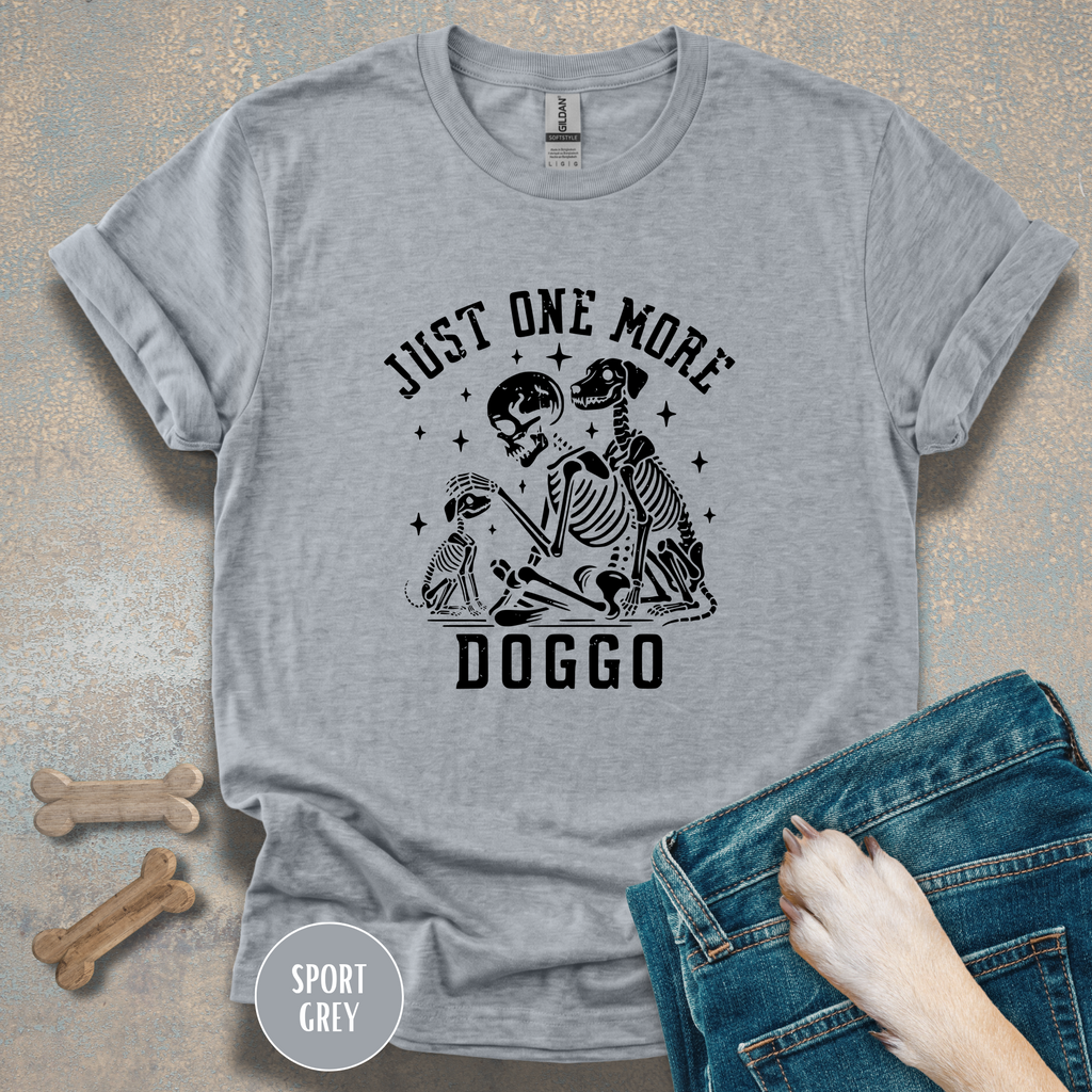 Just One More Doggo Tee | Skeleton Rescue Dog Lover T-shirt