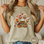 Fall in New England Dog Paw T-shirt