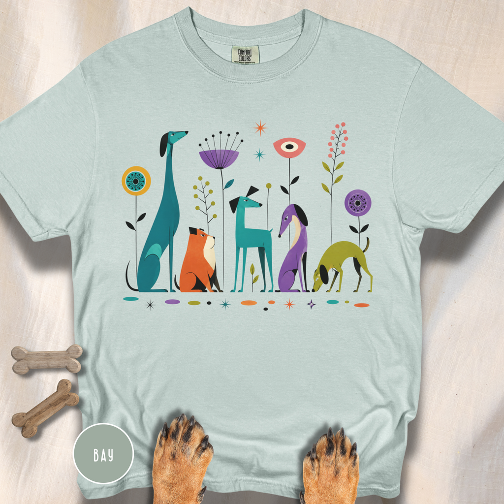 Atomic Dogs in the Garden of Strange T-shirt