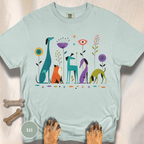 Atomic Dogs in the Garden of Strange T-shirt