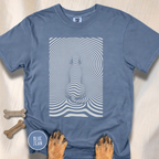 Gazing into Eternity Optical Art T-shirt