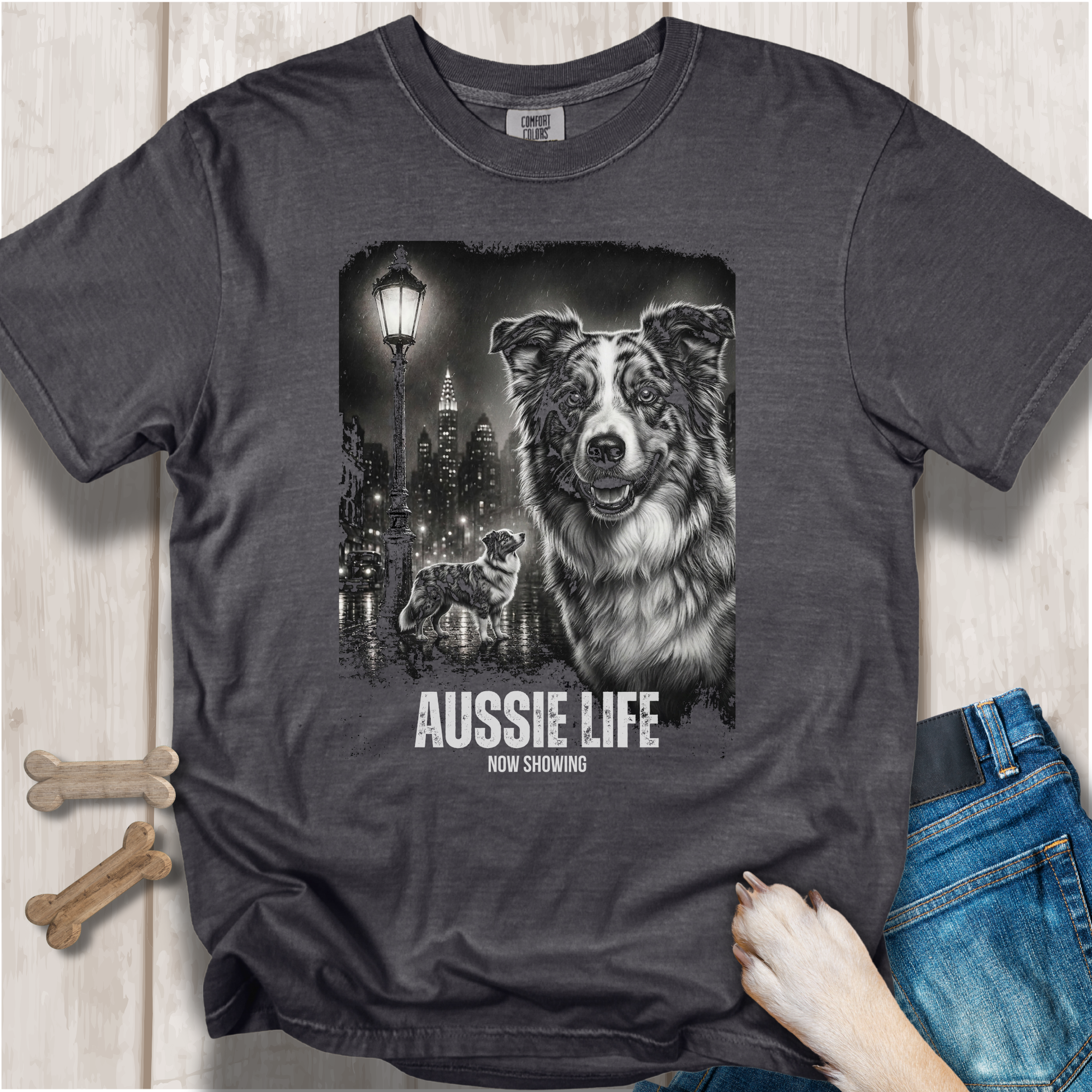 Aussie Life Film Noir Movie Poster T-shirt