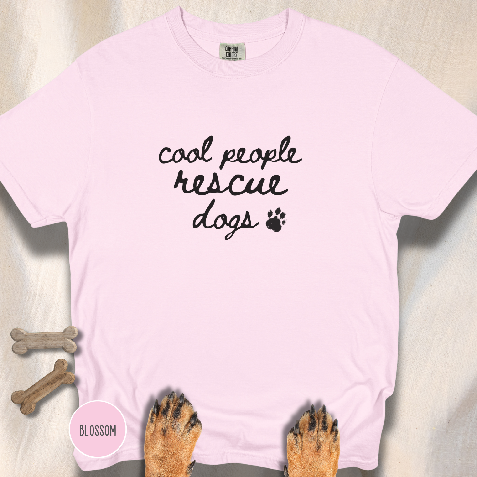 Cool People Rescue Dogs T-shirt