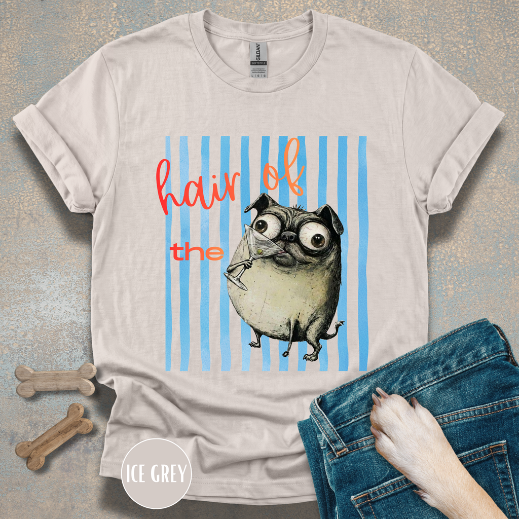 Hair of the Dog Pug Hangover T-Shirt
