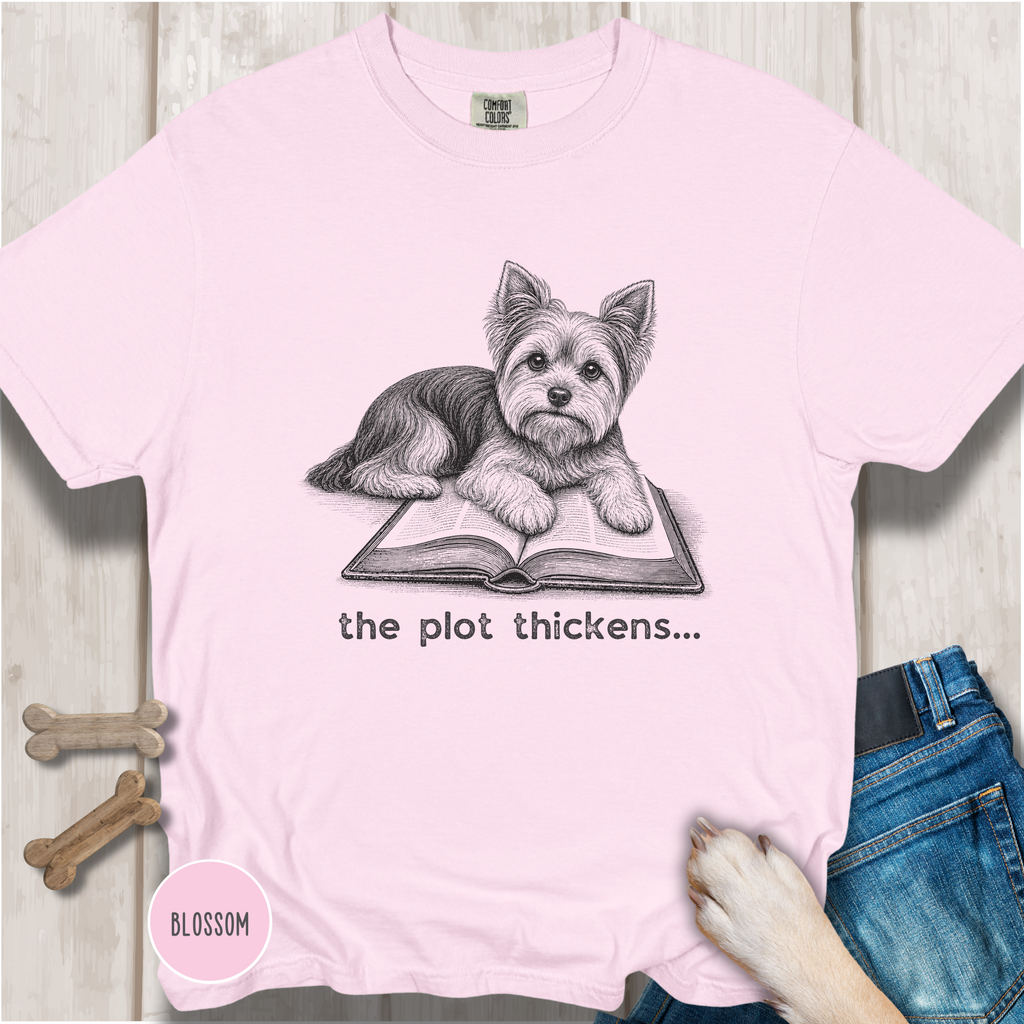 Yorkshire Terrier The Plot Thickens T-shirt