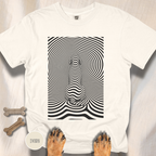Gazing into Eternity Optical Art T-shirt