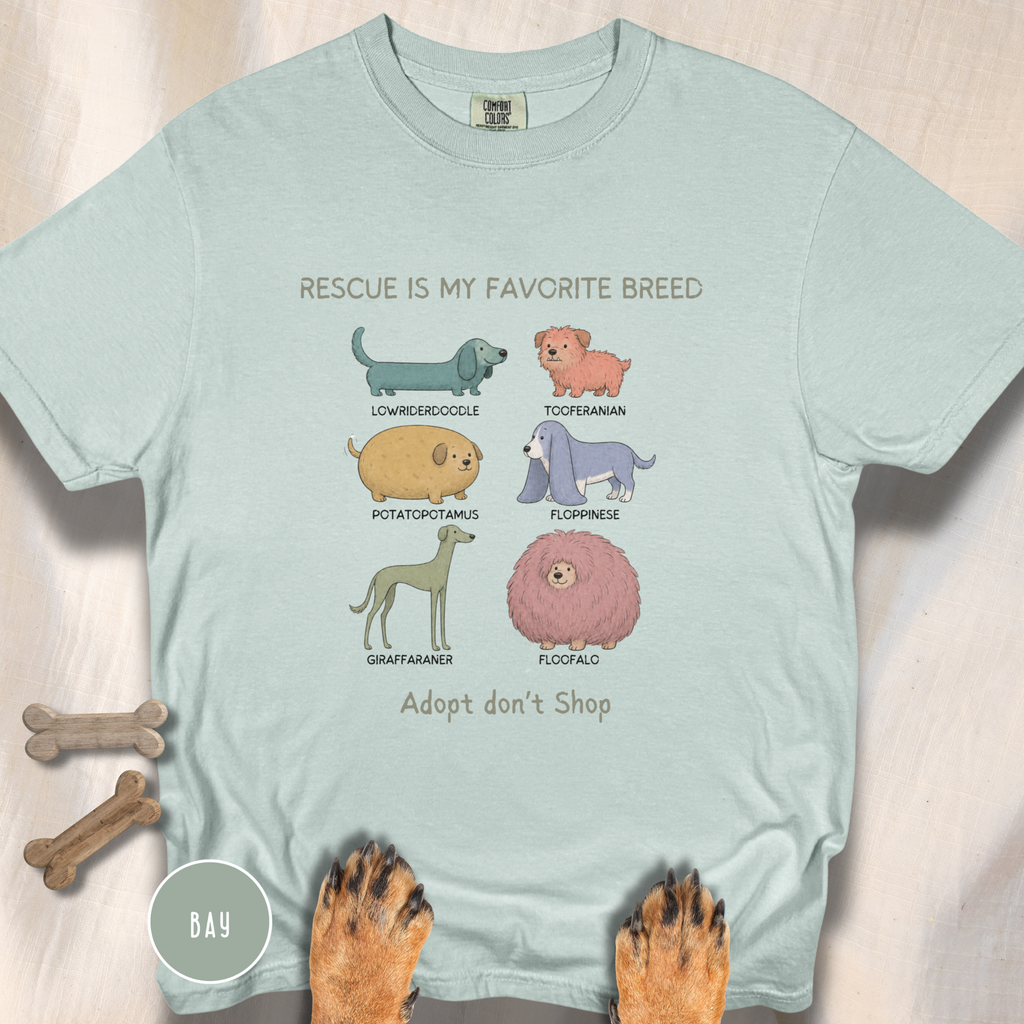 Rescue is My Favorite Breed  T-shirt