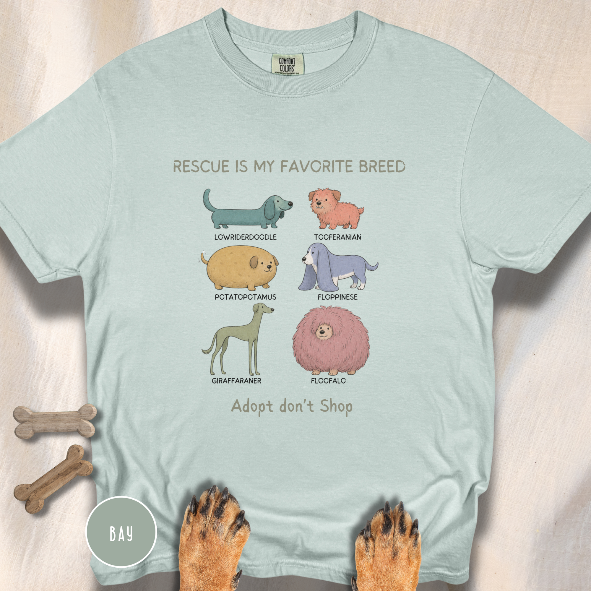 Rescue is My Favorite Breed  T-shirt