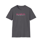 I'd Love To, But my Dog won't let me-pink white text- T-shirt