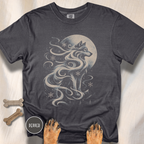 Snow Wolf Under the Moon  T-shirt