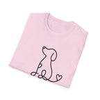 Doodle Dog-black- T-shirt