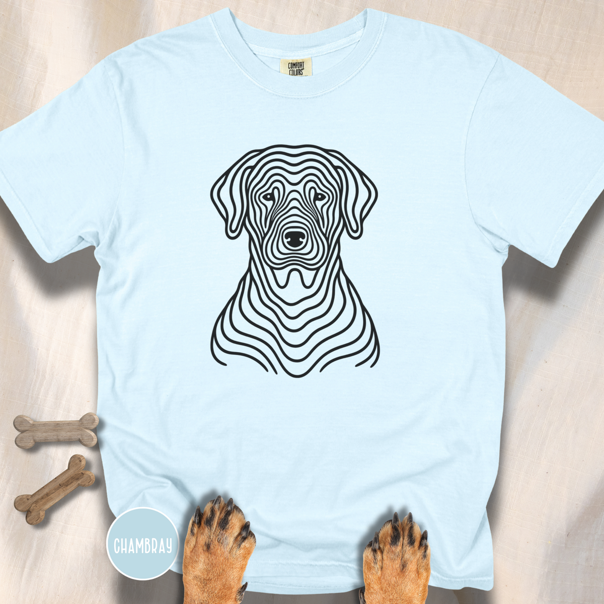 'Sup Pup Optical Art T-shirt