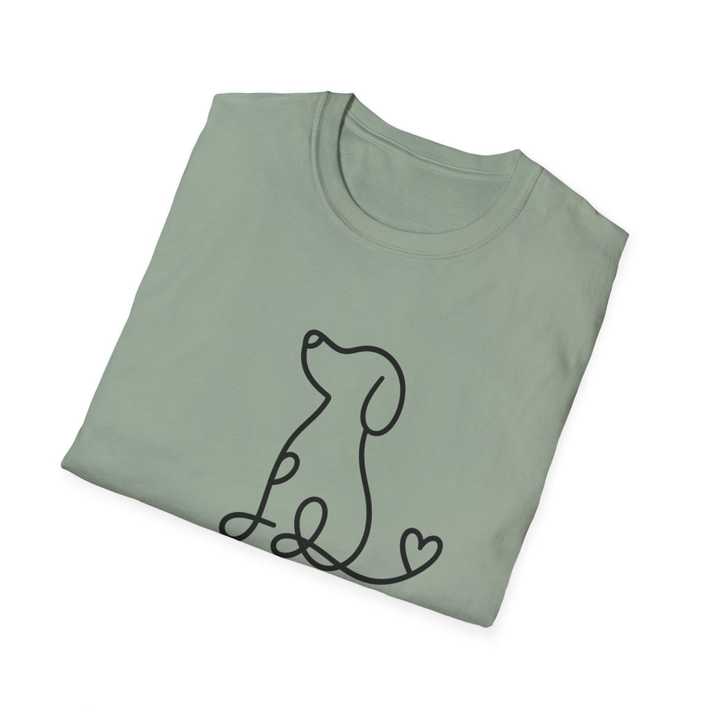 Doodle Dog-black- T-shirt