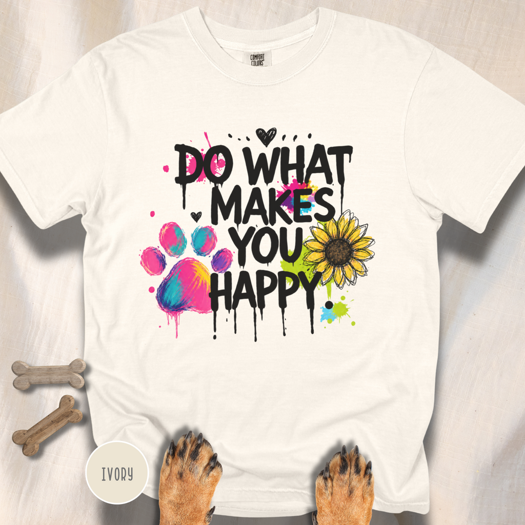 Do What Makes You Happy Sunflower T-shirt