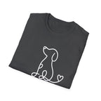 Doodle Dog-white- T-shirt