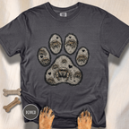 Jumping Spider Paw Print T-shirt