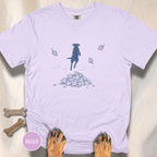 Leaf Pile Dog  T-Shirt